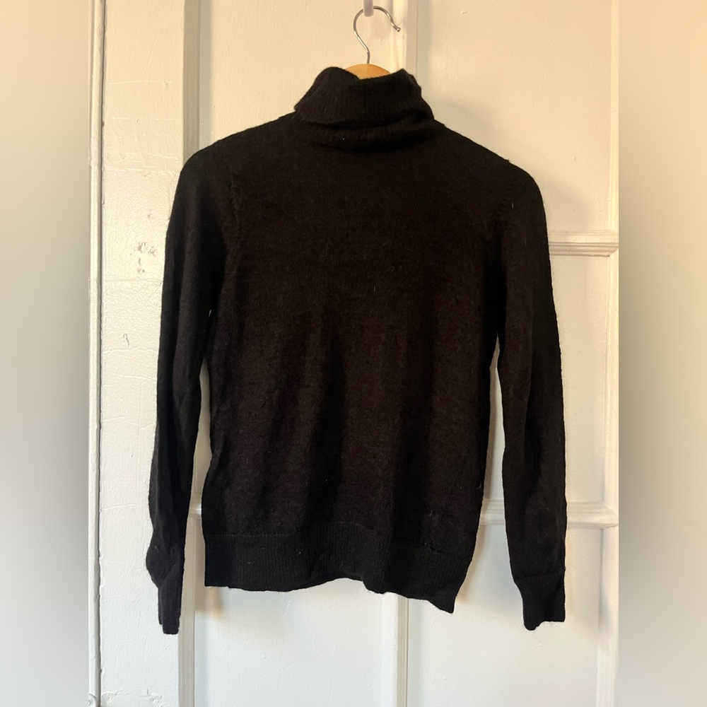 Classic Black Turtleneck Sweater for Women